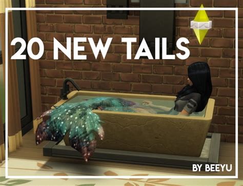 New 20 Mermaid Tails By Beeyu At Mod The Sims Sims 4 Updates