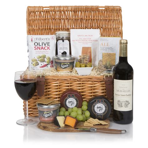 Luxury Gourmet Choice Hamper Traditional Food Cheese And Wine Hampers Uk