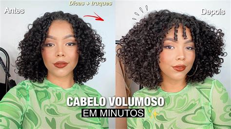 Como Dar Volume No Cabelo Cacheado Curto Dicas Truques Passo A