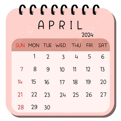April 2024 Calendar Calendar 2024 Calendar Year 2024 Monthly