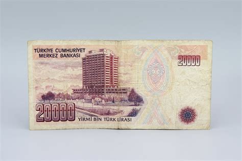 Vintage Turk Lirasi Paper Money Turkish Lira Etsy