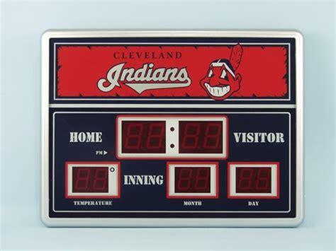 Mitchell (7, 2nd base off brickhouse/swab). Major League Baseball Official Team Logo Scoreboard Wall ...