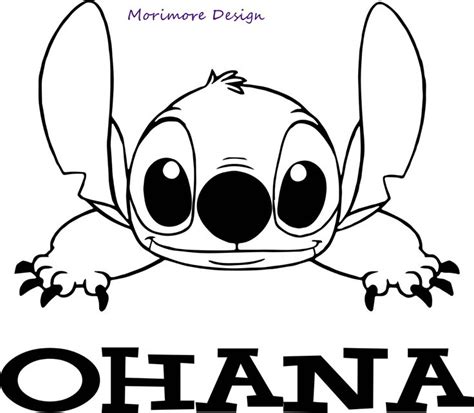 Stitch Ohana Coloring Pages Lilo And Stitch On Pinterest George Morris