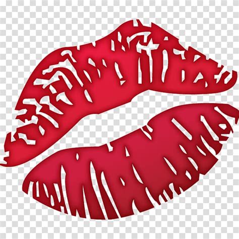Red Lips Emoji Air Kiss Sticker Kiss Transparent Background Png