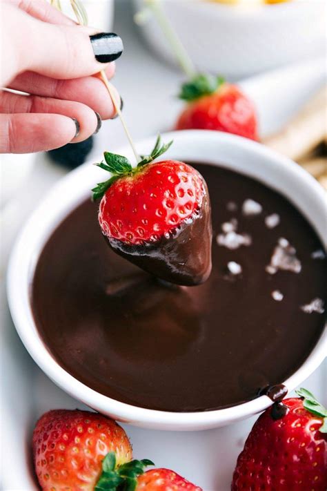 Sticky creamy messy food fun. Easy Chocolate Fondue | Chelsea's Messy Apron | Chocolate ...