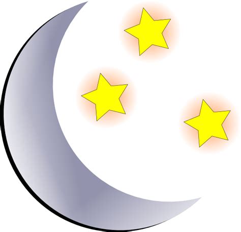 Moon And Star Clipart Clipart Best