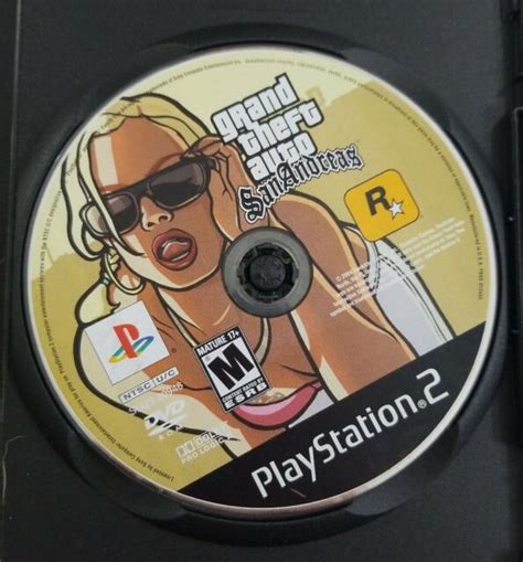 Grand Theft Auto San Andreas Ps2 Game Disc Only 2004 Rockstar Games Ebay
