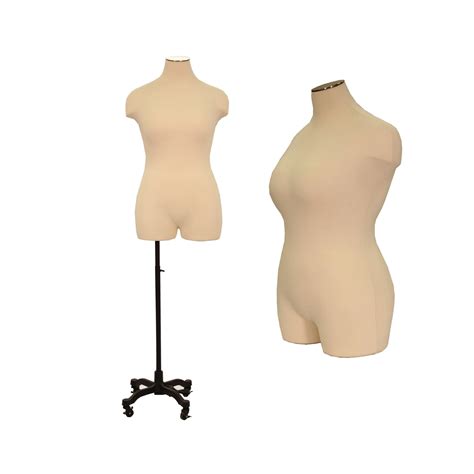 Adult Female Plus Size Mannequin Dress Form Pinnable Torso Etsy