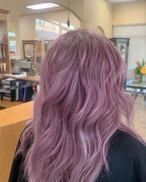 Ashy Purple Hair Color Purple Hair Hair Color Purple Ashy Purple Hair