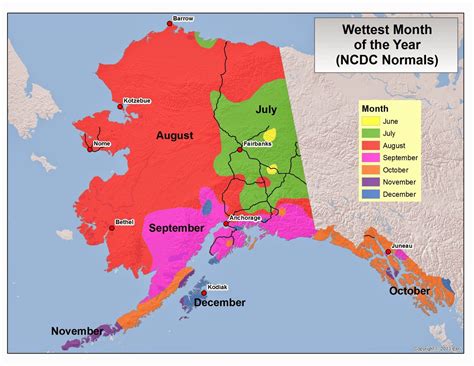 Deep Cold Alaska Weather And Climate September Precipitation Days