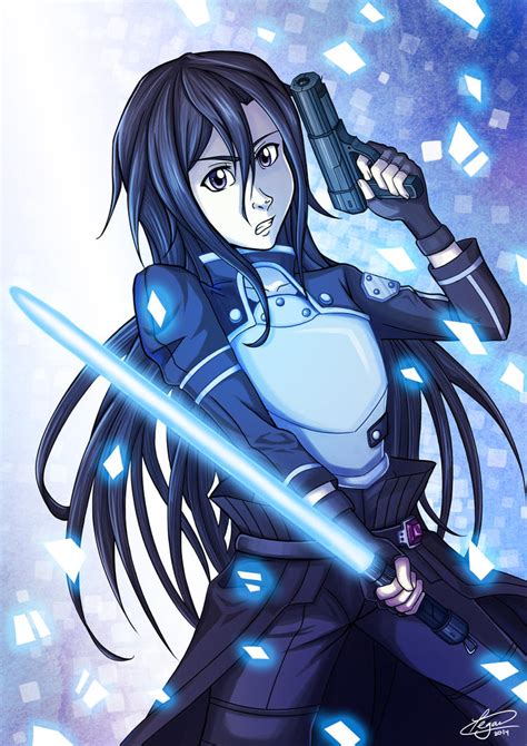 Kirito Gun Gale Online By Crimson Firelight On Deviantart