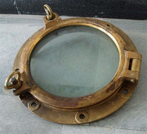 Plenty of porthole window to choose from. VINTAGE ship's BRASS PORT HOLE / Window / Porthole - 12 ...