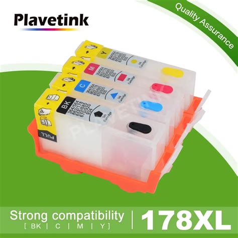 Plavetink 178xl Refillable Ink Cartridge Replacement For Hp 178 Hp178