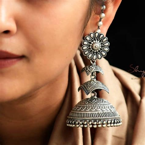 Discover More Than 70 Pure Silver Jhumka Earrings Super Hot