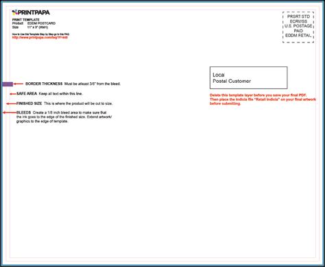 Signed, sealed, delivered — psprint's postcard design templates are yours. Usps Eddm Postcard Template - Template 1 : Resume Examples ...