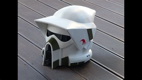 Star Wars Making Arf Trooper Clone Wars Helmet Pepakura