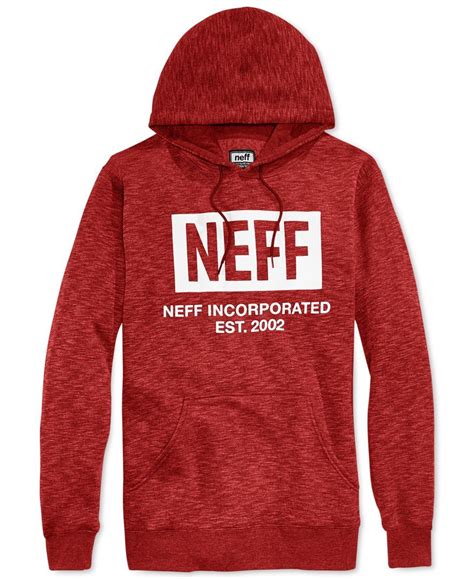 Neff New World Heathered Drawstring Hoodie Hoodies And Sweatshirts