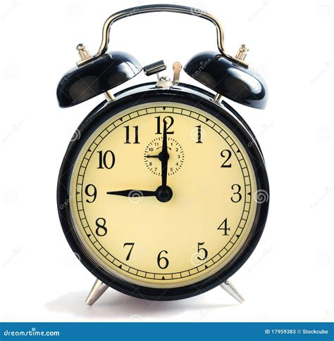 Nine O Clock Alarm stock image. Image of nine, awaken - 17959383