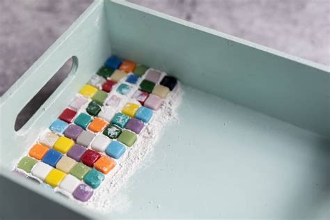 How To Create An Adorable Mosaic Tile Tray
