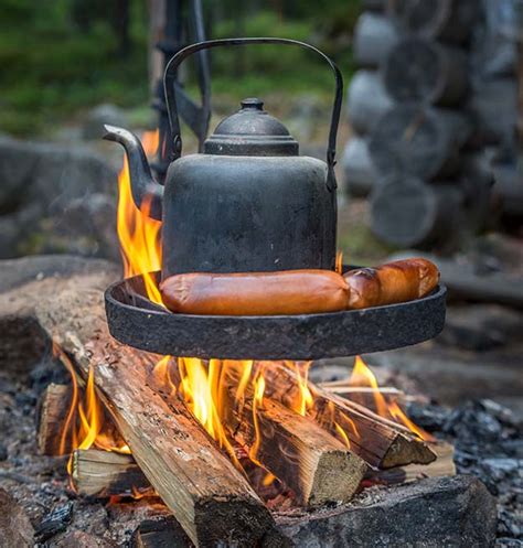 If you find a nearby fire and want to cook up some grub in a pot, you can do this trick from wilderness games. The 10 Commandments When Campfire Cooking | Survival Life