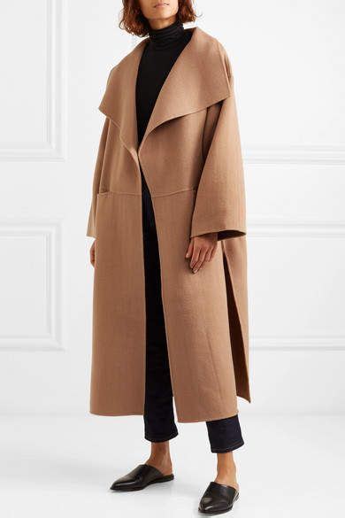 TotÃªme Annecy Oversized Wool And Cashmere Blend Coat Camel