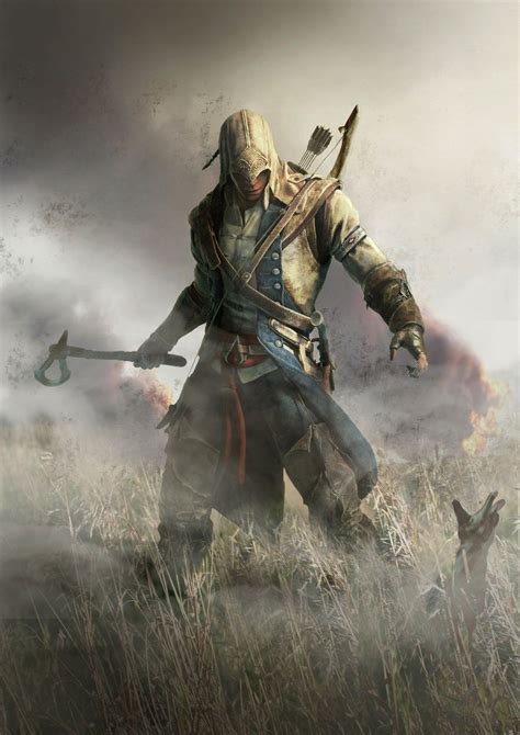 Assassins Creed 3 Arte Assassins Creed Desenhos Sombreados Desenho