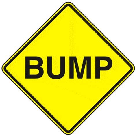 Reflective Speed Bump Sign