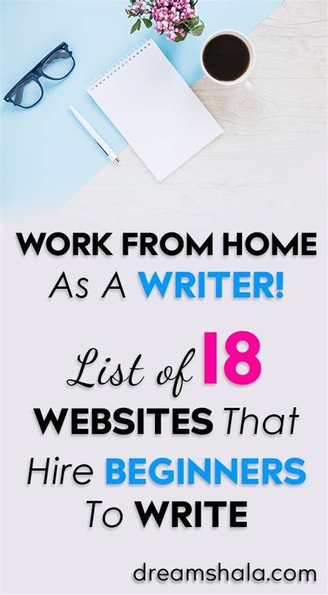 Work From Home As A Writer18 Best Websites That Pay Money For