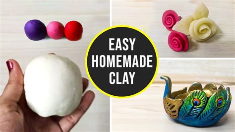 Homemade Clay How To Make Clay At Home Homemade Clay Recipe Youtube