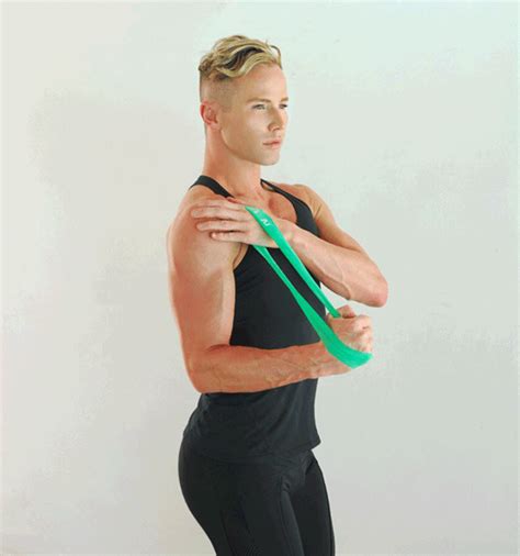 15 Minute Resistance Band Tricep Workout For Build Muscle Fitness And