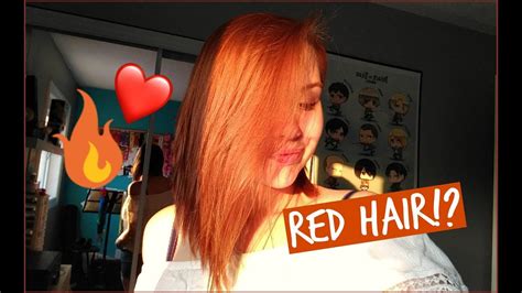 I Dyed My Hair Red Youtube