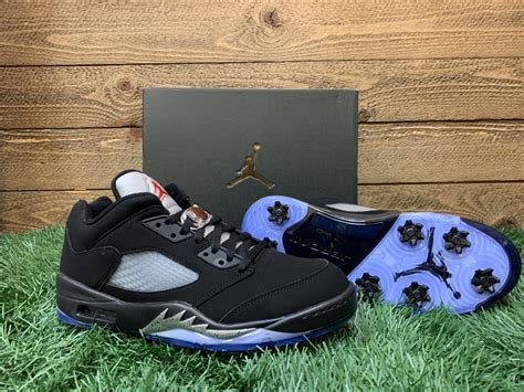 All About The All New Blackmetallic Nike Air Jordan 5 Retro Golf Shoe