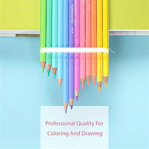 Marco 24 Pastel Color Pencil Set Neon Colored Pencils For Adults Kids