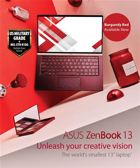 Asus Announces Zenbook Ux333 Burgundy Red