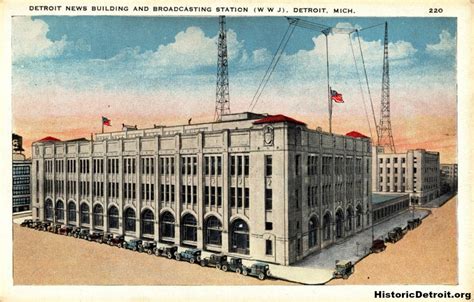 Detroit News Building Postcards — Historic Detroit