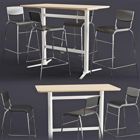 Die runden oder viereckigen tische können einfach und schnell aufgebaut werden und sind für eine. Stuhl Für Stehtisch - Bartisch Und Stuhl Set Barhocker ...