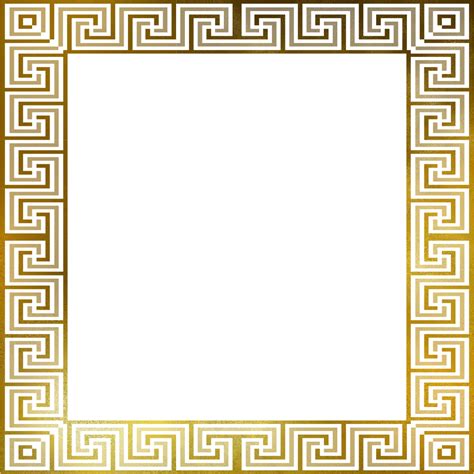 Download Versace Border Png Greek Key Gold Background Full Size Png