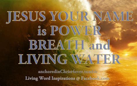 Jesus Is Living Water Drink Deeply Beloved