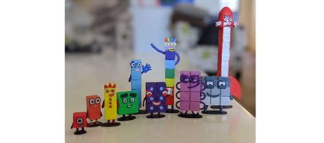 Numberblocks Inspired Figures 1 To 10 3dthursday 3dprinting