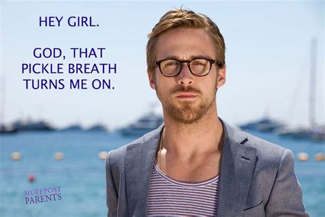 Hey Girl Dad To Be Ryan Gosling Has A Few Things To Say Huffpost Life