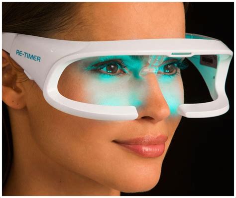 Re Timer Light Therapy Glasses New Led Glasses Reduce Jet Lag And Winter Blues After Just 30