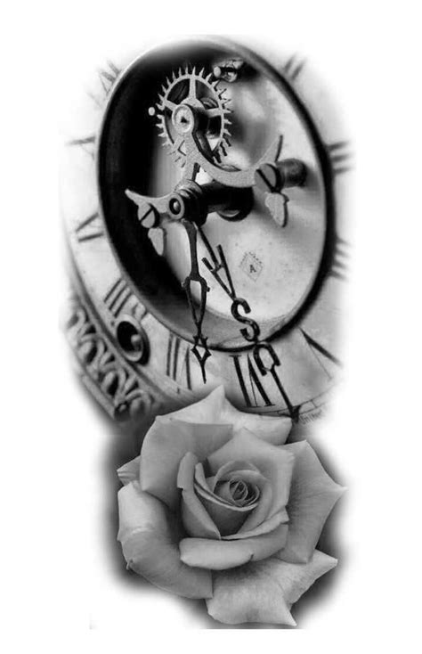 Art Tattoo Clock Tattoo Sleeve Clock Tattoo Design Time Piece Tattoo