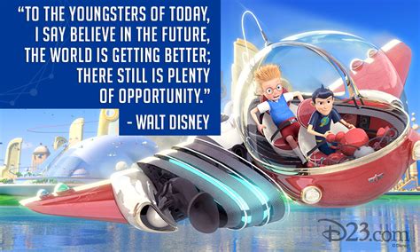 This is the first film to show the new walt disney animation studios animated logo. Celebrate 10 Years of Meet the Robinsons with These Walt Disney Quotes - D23