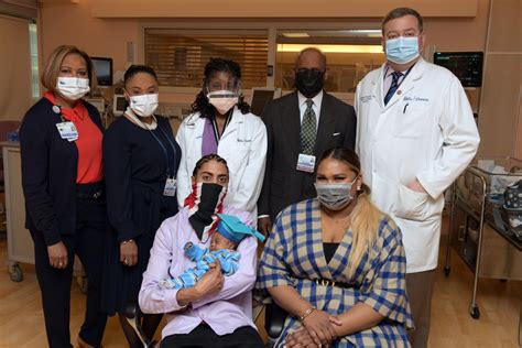 NYC Health Hospitals Queens Celebrates Discharge Of Miracle Newborn From Neonatal Intensive