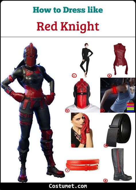 Red Knight Fortnite Costume For Cosplay And Halloween