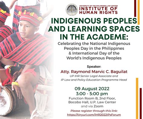 Indigenous Peoples And Learning Spaces In The Academe Celebrating The National Indigenous