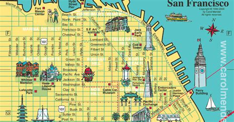 Map Of Downtown San Francisco Maping Resources