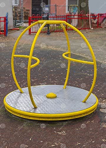 Spinning Platform Playground Stock Image Image Of Equipment