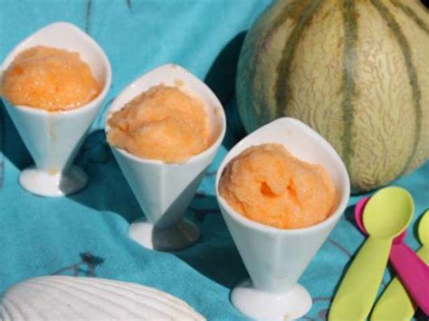 Recette glace au melon : Recettes de Glace sans sorbetière et Melon