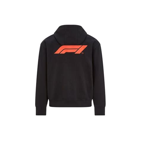 Zobacz bolidy i składy najszybszych na świecie ekip. Formuła 1 męska bluza z kapturem logo zip black 2020 - FAN ...